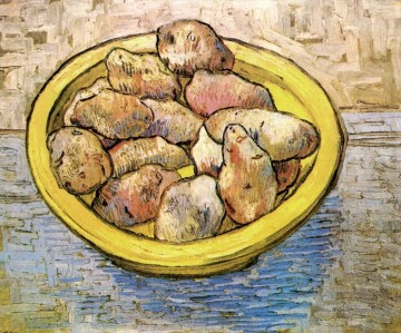 Still Life Potatoes in a Yellow Dish Vincent van Gogh Oil Paintings